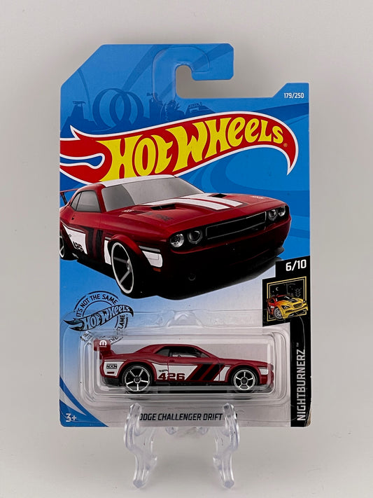 Hot Wheels Mainline Dodge Challenger Drift Car NightBurnerz 6/10