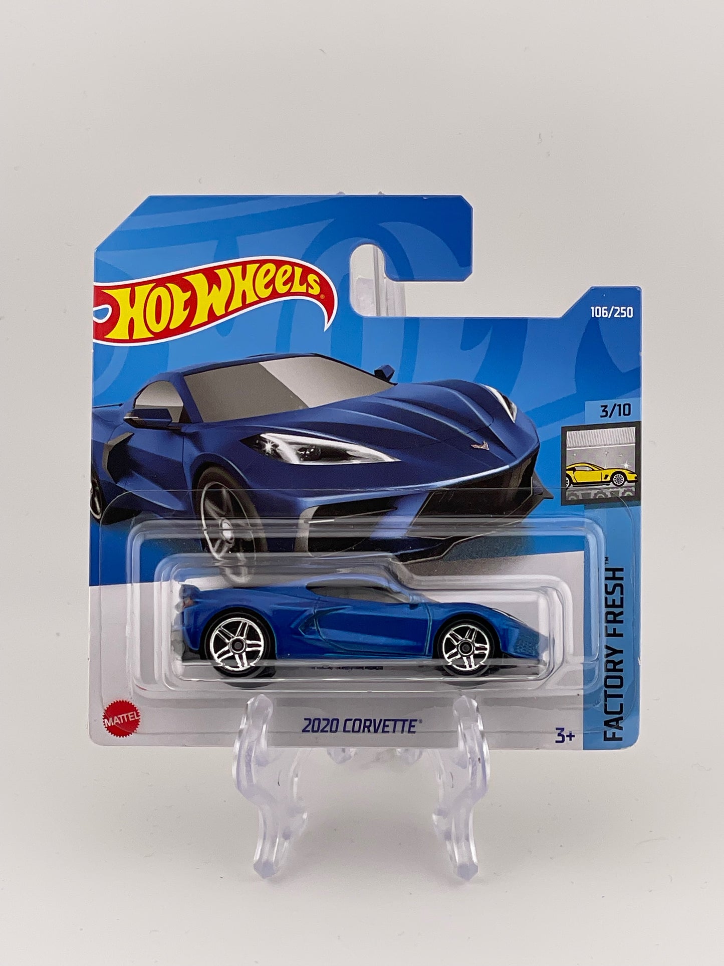 Hot Wheels Mainline 2020 Corvette Factory Fresh 3/10 *Short Card*