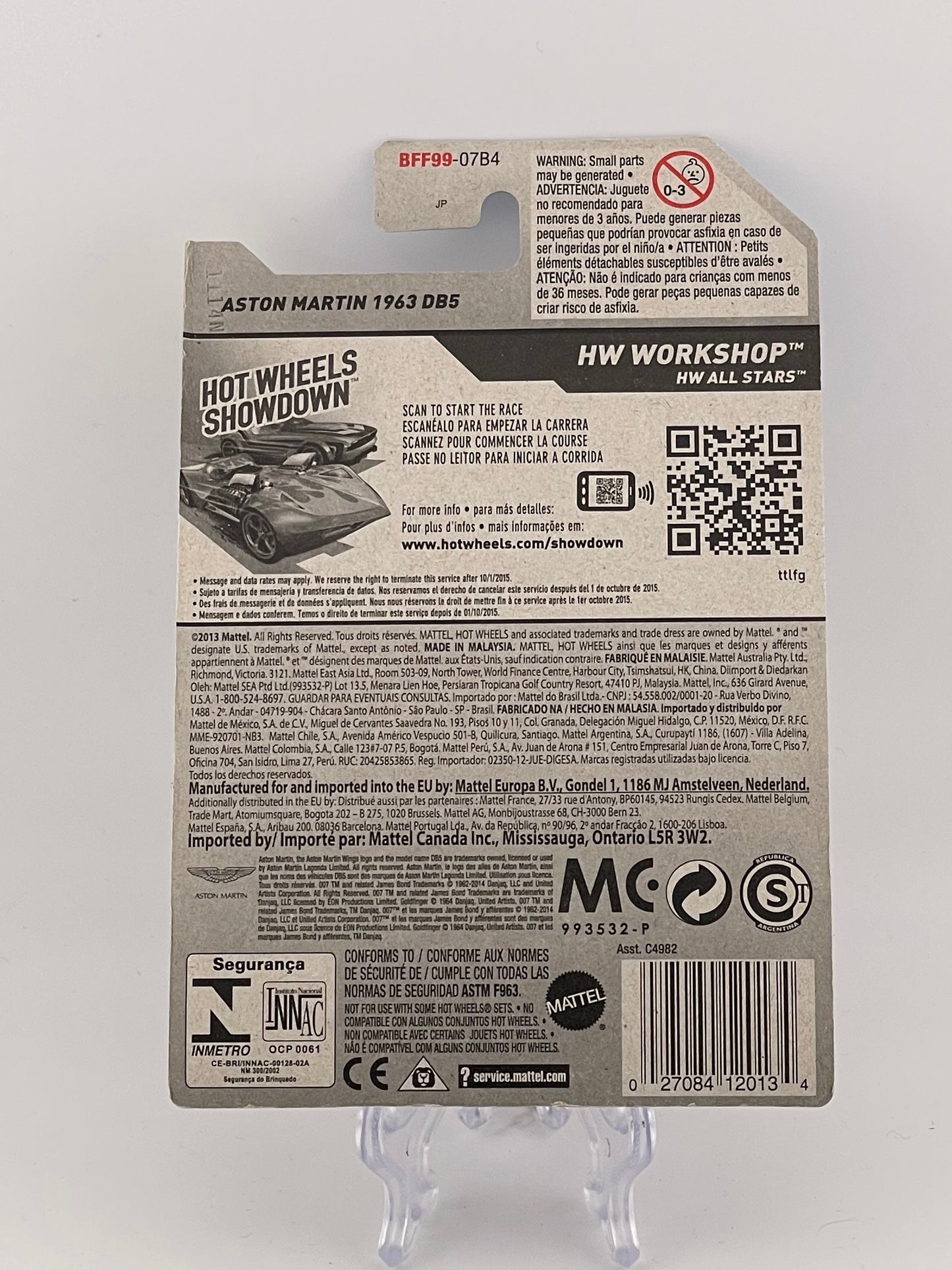 Hot Wheels Mainline Aston Martin 1963 DB5 HW Workshop *Check Description*