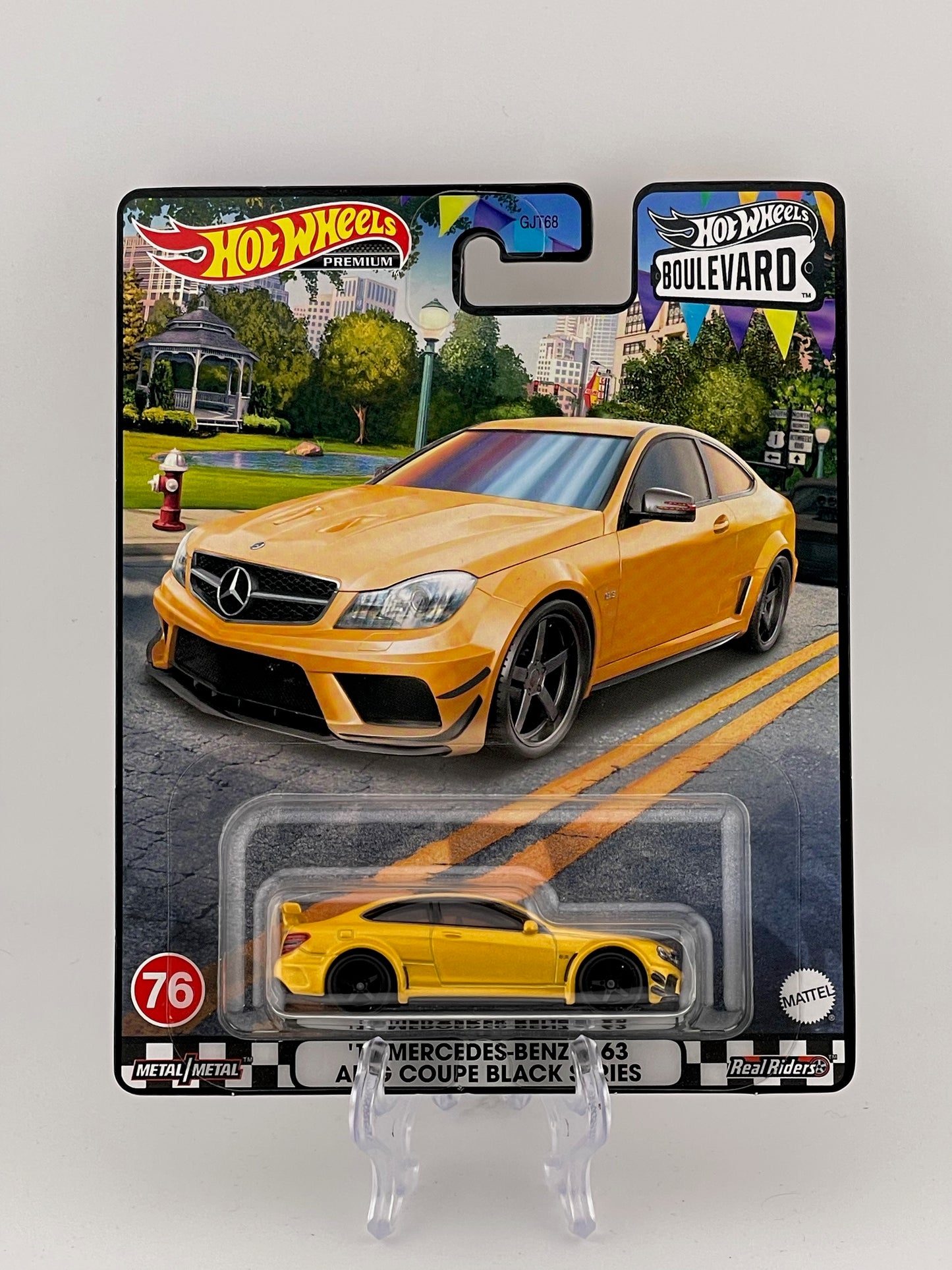 Hot Wheels Premium Boulevard #76 '12 Mercedes-Benz C 63 AMG Coupe Black Series