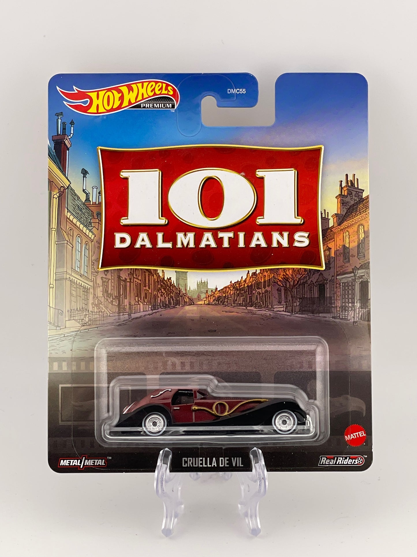 Hot Wheels Premium Pop Culture 101 Dalmatians Cruella De Vil