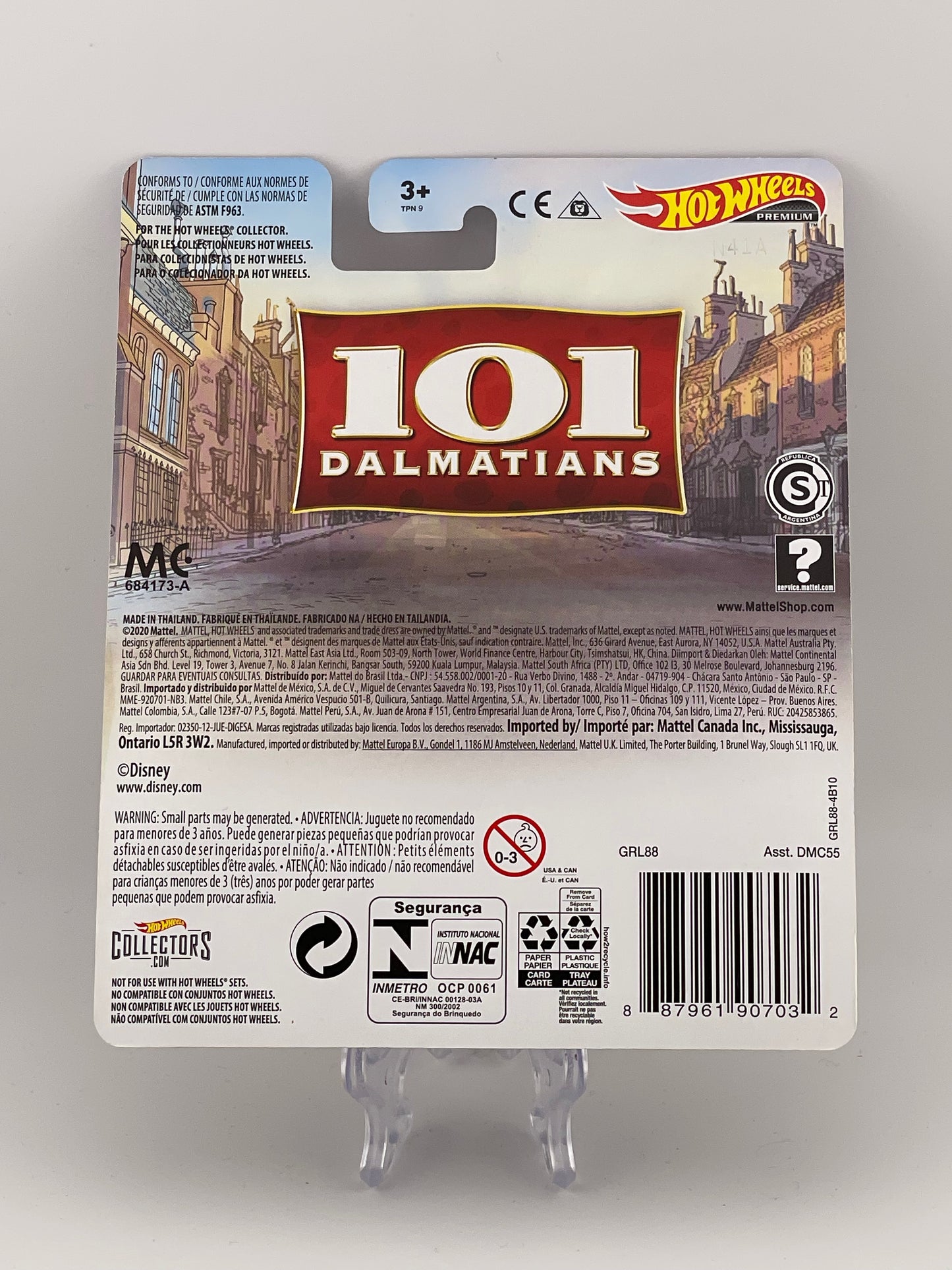 Hot Wheels Premium Pop Culture 101 Dalmatians Cruella De Vil