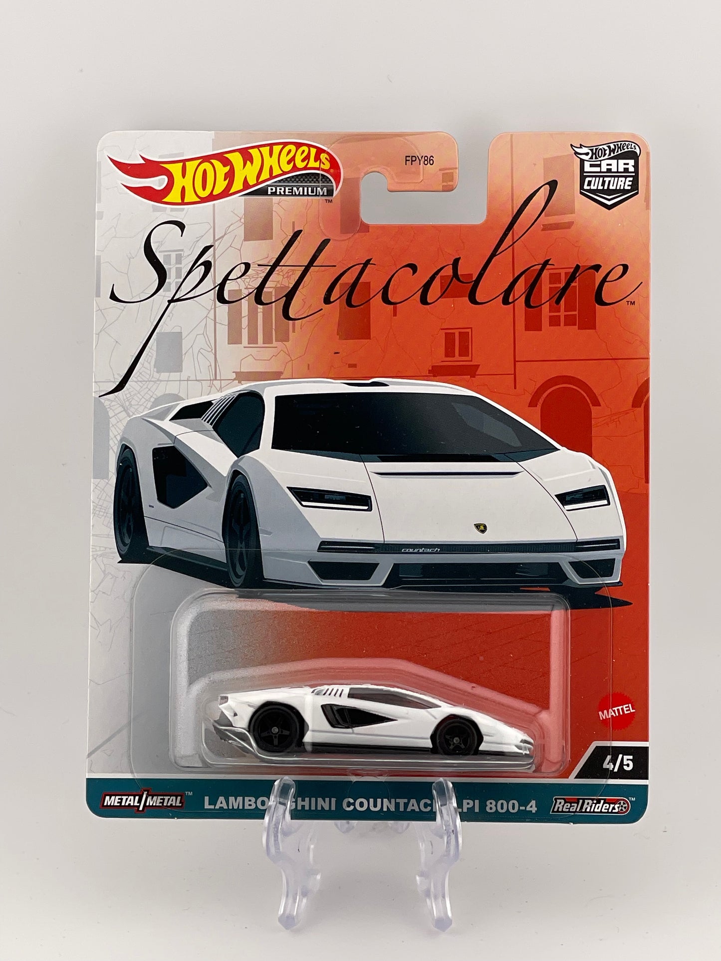 Hot Wheels Premium Car Culture Spettacolare 4/5 Lamborghini Countach LPI 800-4