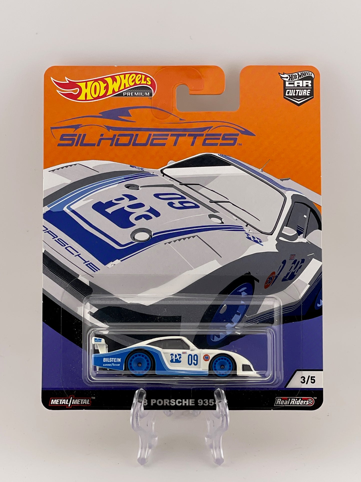 Hot Wheels Premium Car Culture Silhouettes 3/5 '78 Porsche 935-78
