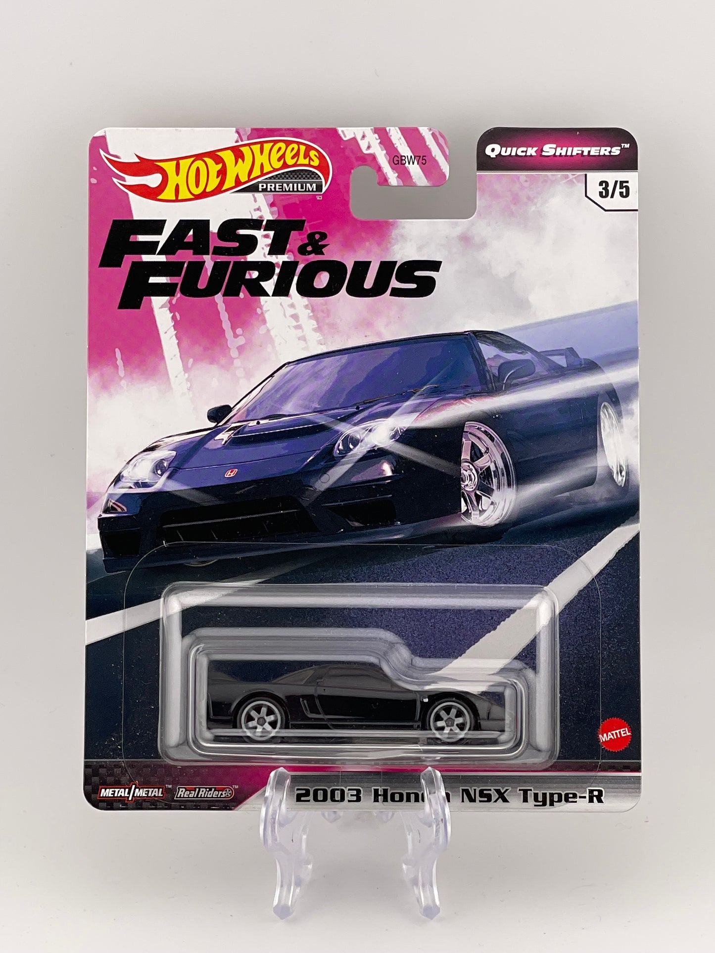 Hot Wheels Premium Fast & Furious Quick Shifters 3/5 2003 Honda NSX Type-R