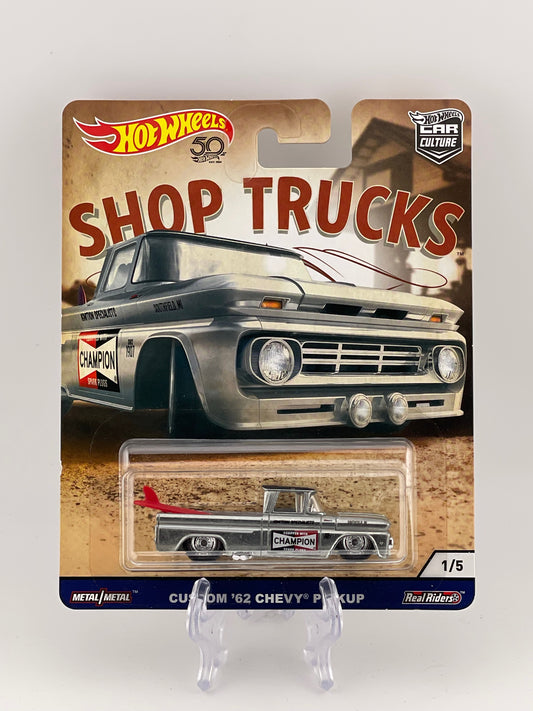 Hot Wheels Premium Car Culture Shop Trucks 1/5 Custom '62 Chevy Pickup
