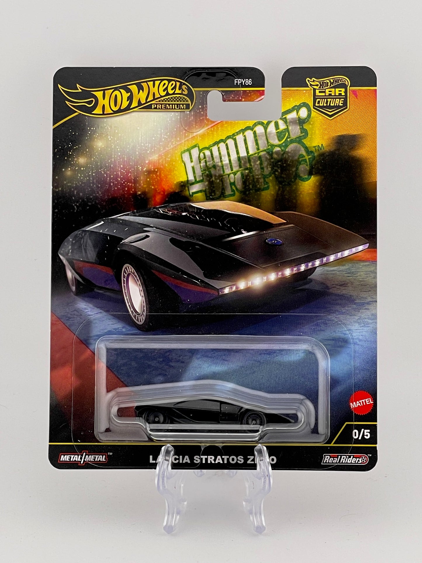 Hot Wheels Premium *CHASE* Car Culture Hammer Drop 0/5 Lancia Stratos Zero