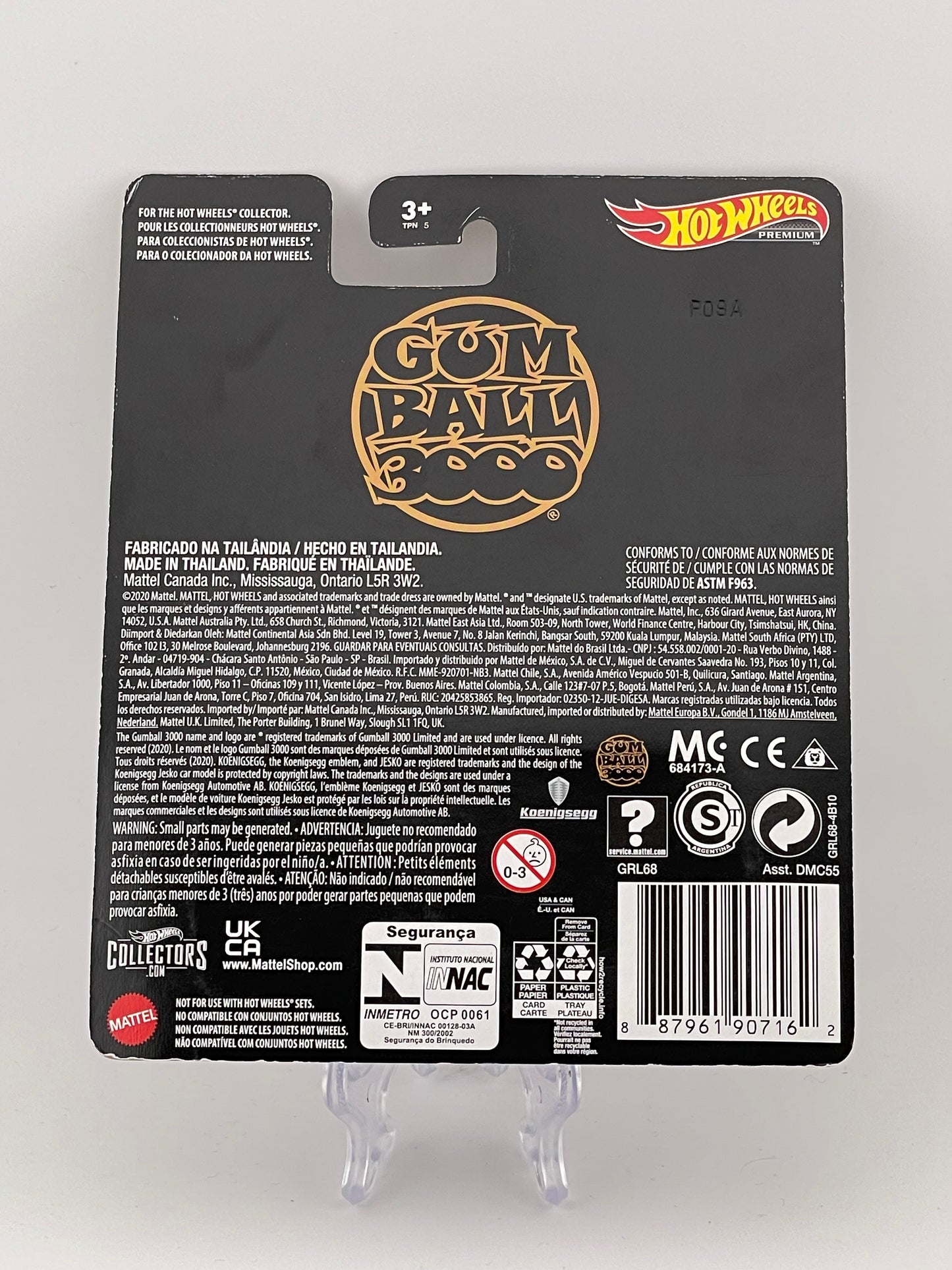 Hot Wheels Premium Pop Culture Gumball 3000 Koenigsegg Agera R