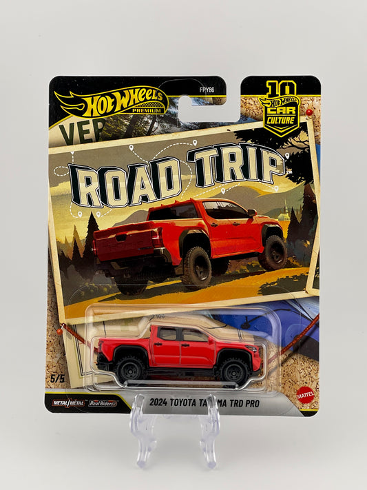 Hot Wheels Premium Car Culture Road Trip 5/5 2024 Toyota Tacoma TRD Pro