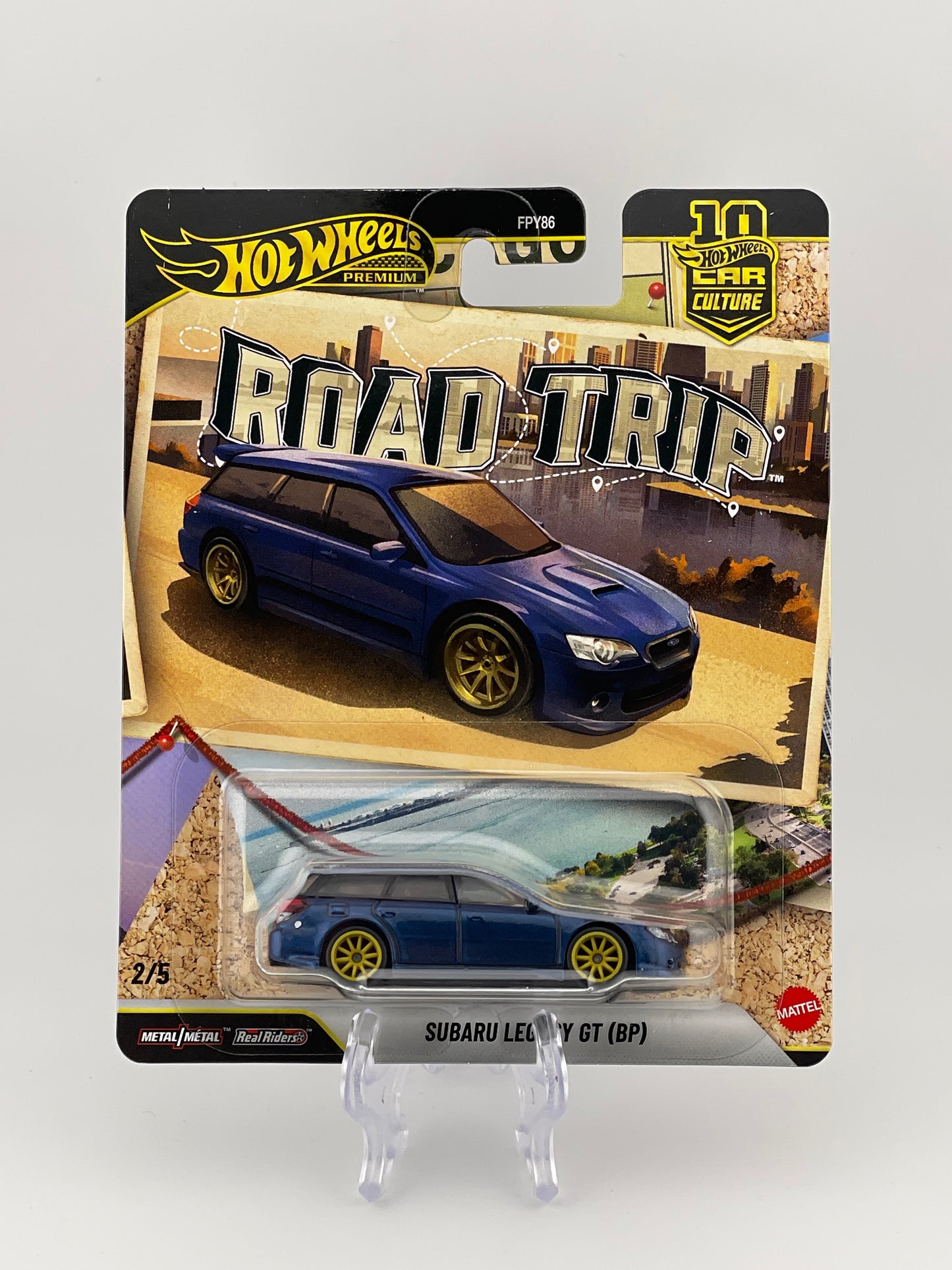 Hot Wheels Premium Car Culture Road Trip 2/5 Subaru Legacy GT (BP)