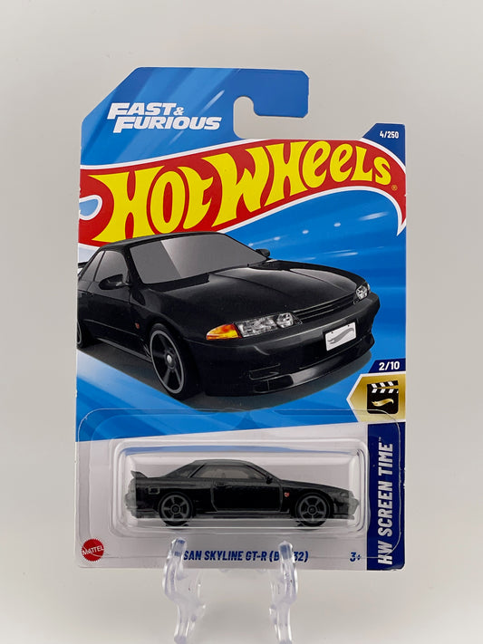 Hot Wheels Mainline Fast & Furious Nissan Skyline GT-R (BNR32) HW Screen Time 2/10 *Japanese Version*