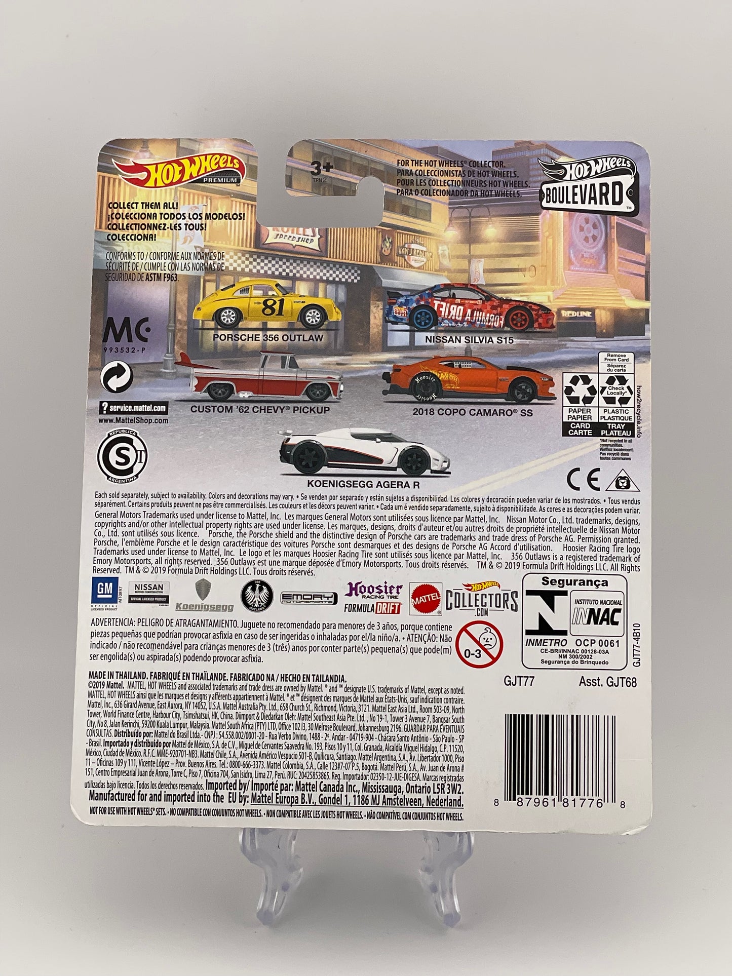 Hot Wheels Premium Boulevard #8 Custom '62 Chevy Pickup *Check Description*