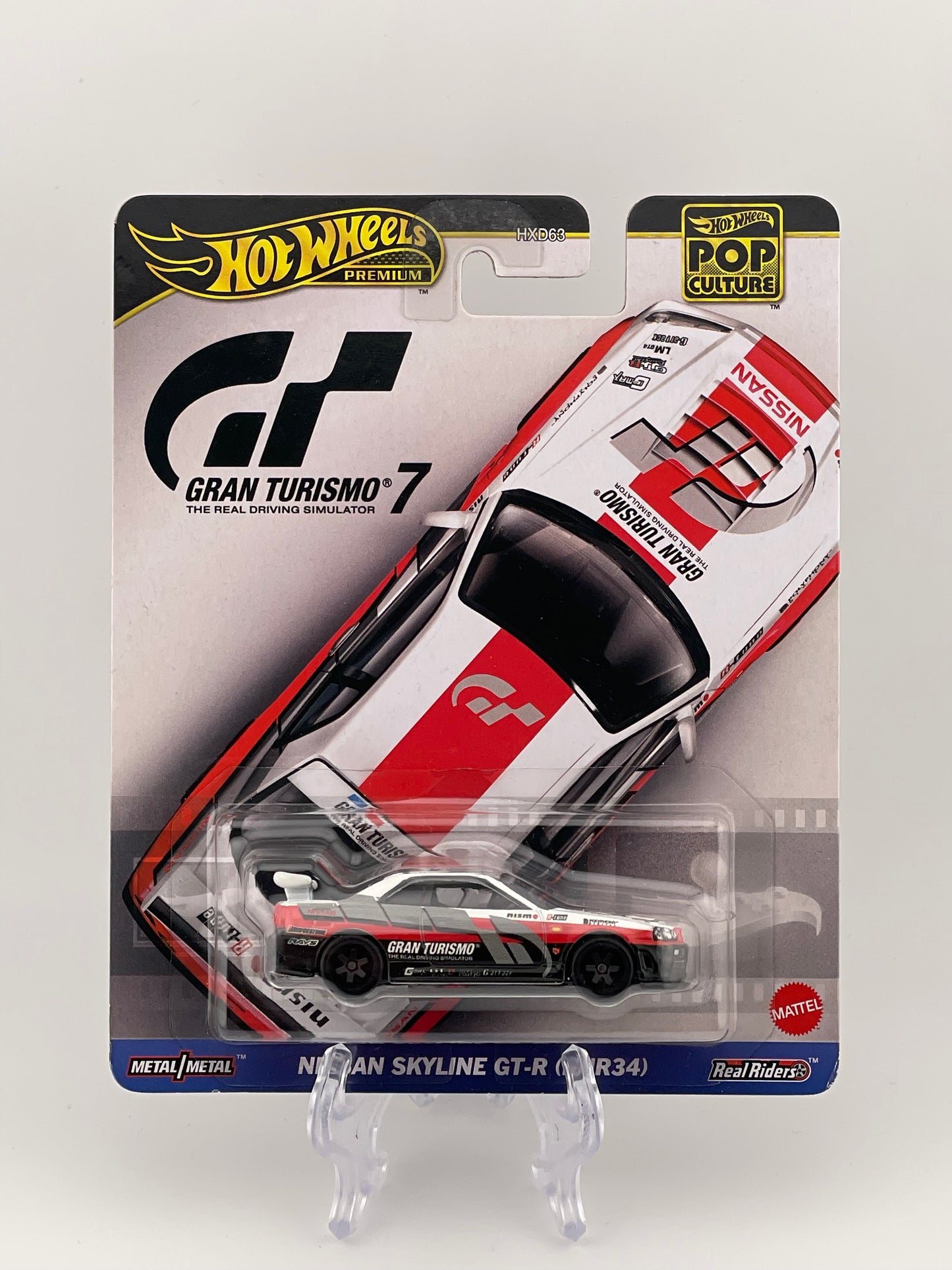 Hot Wheels Pop Culture Nissan Skyline GT-R (BNR34) Gran Turismo