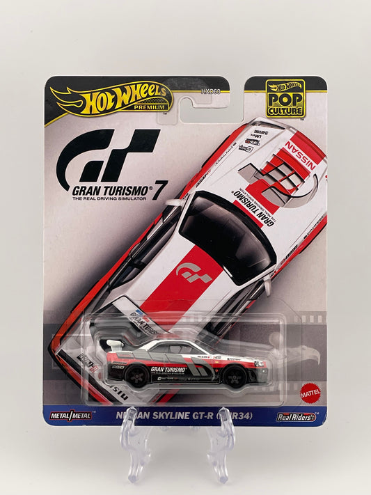 Hot Wheels Pop Culture Nissan Skyline GT-R (BNR34) Gran Turismo