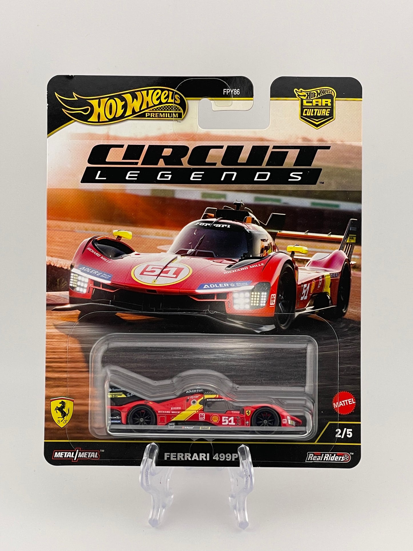 Hot Wheels Premium Car Culture Circuit Legends 2/5 Ferrari 499P
