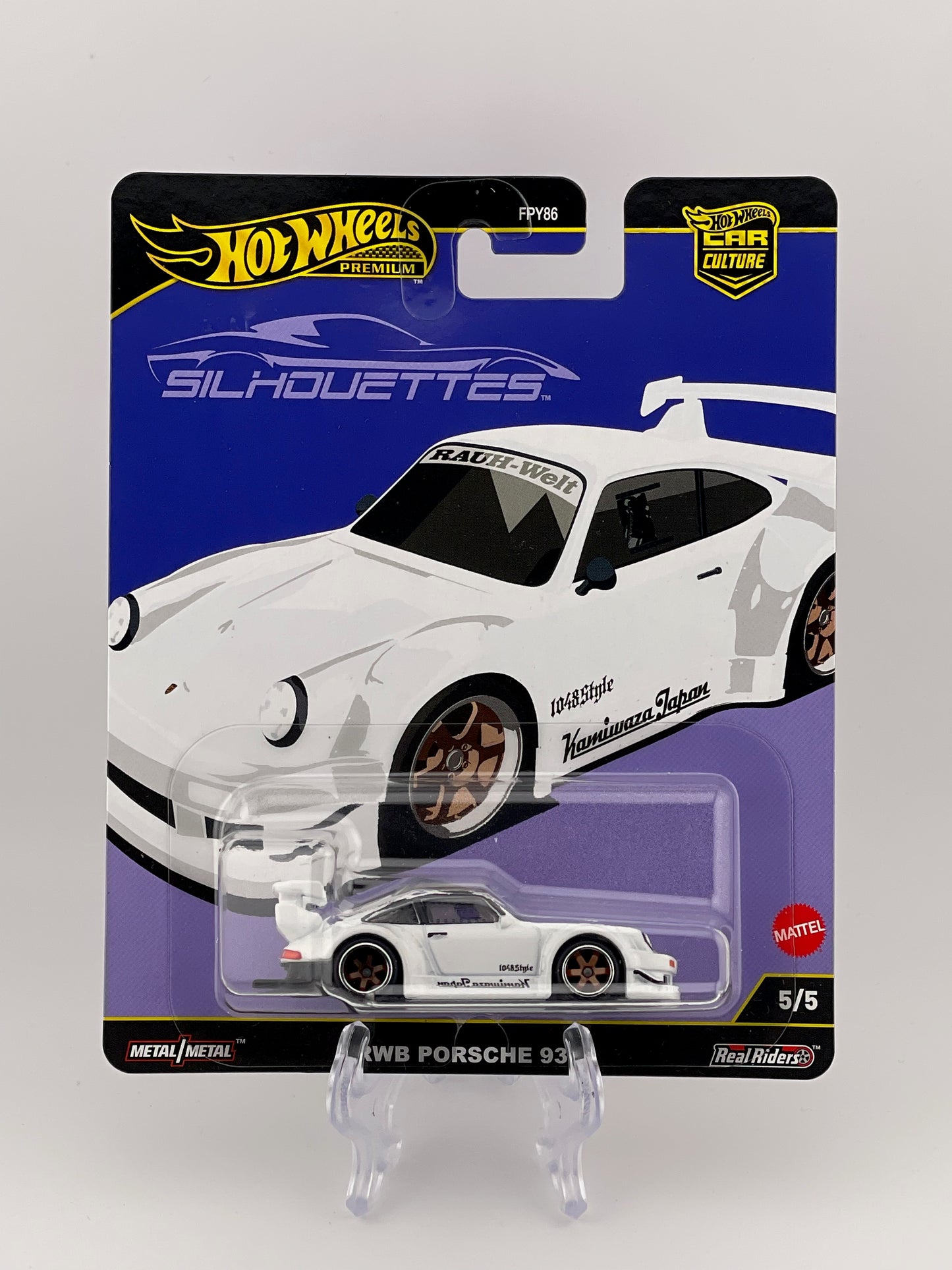 Hot Wheels Premium Car Culture Silhouettes 5/5 RWB Porsche 930
