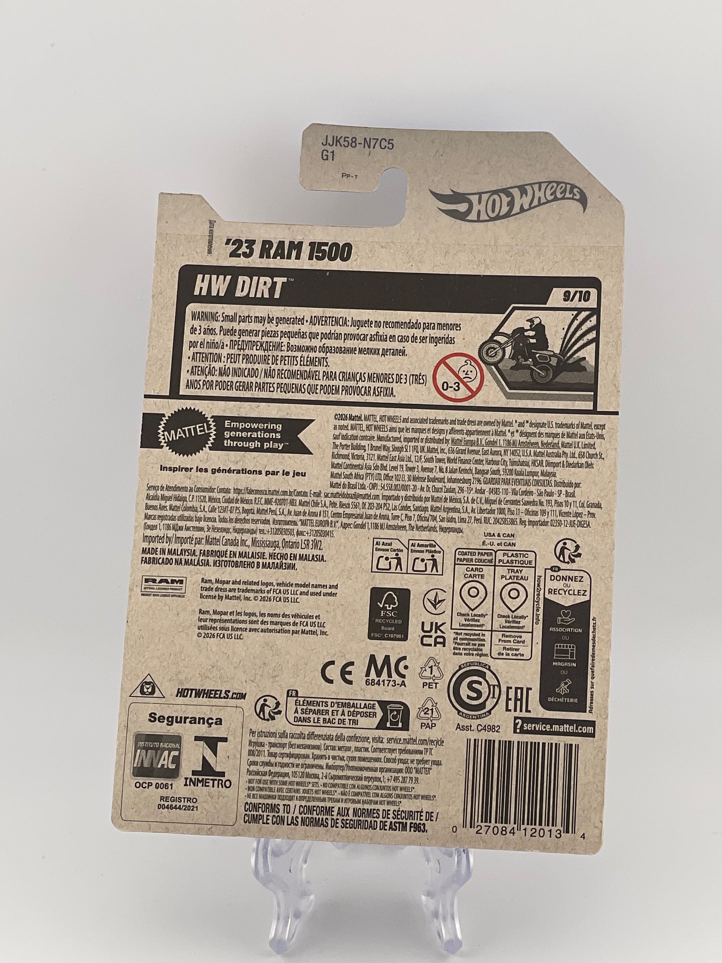 Hot Wheels Mainline '23 Ram 1500 HW Dirt 9/10