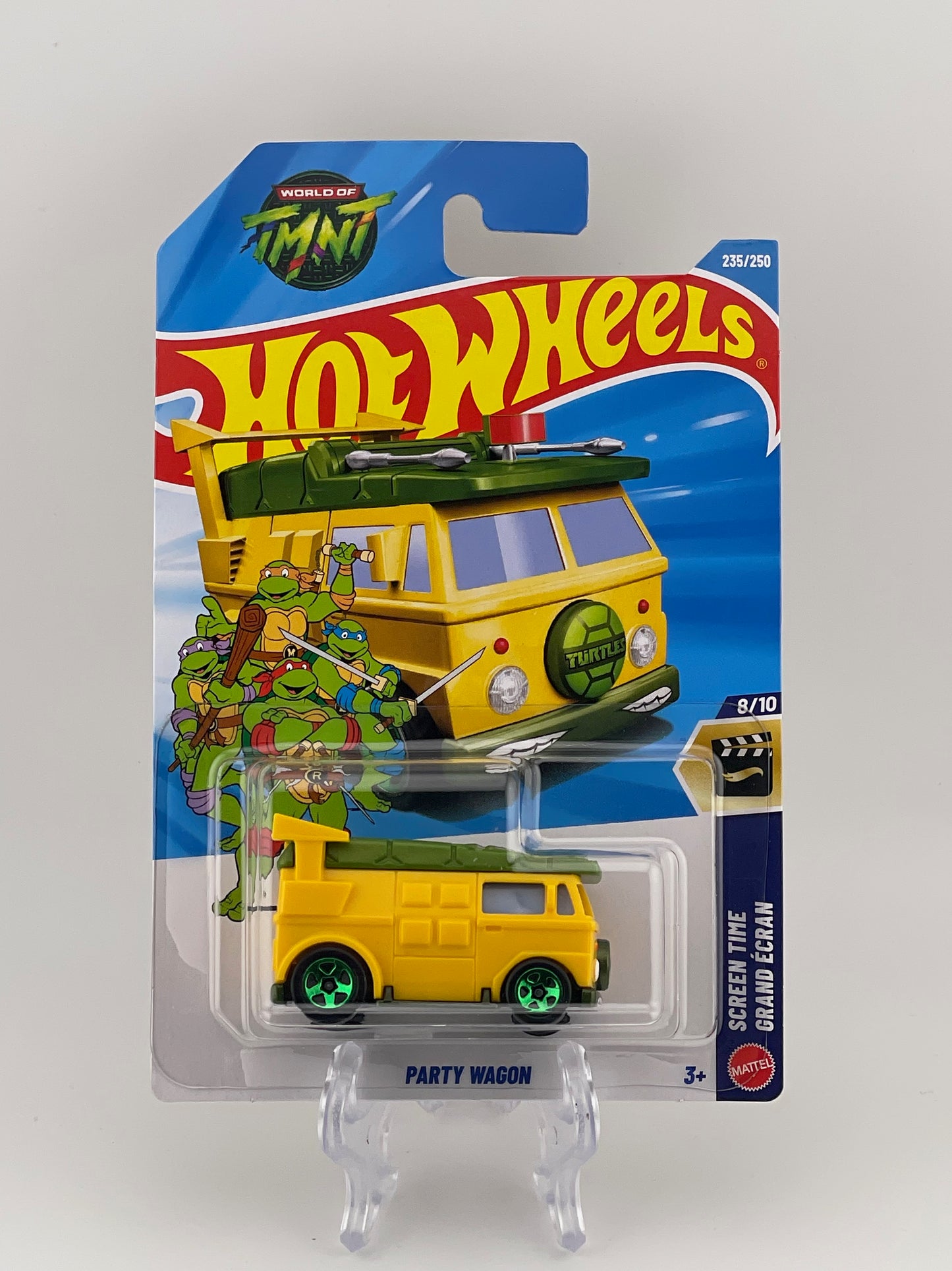 Hot Wheels Mainline Teenage Mutant Ninja Turtles Party Wagon Screen Time 8/10