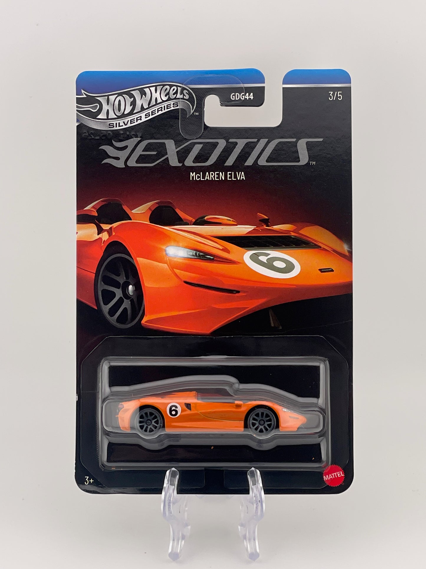 Hot Wheels Silver Series Exotics 3/5 McLaren Elva