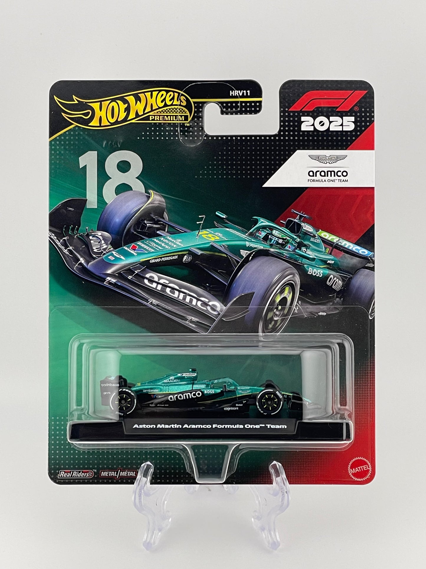 Hot Wheels Premium Formula 1 2025 Aston Martin Aramco Formula One Team (#18)