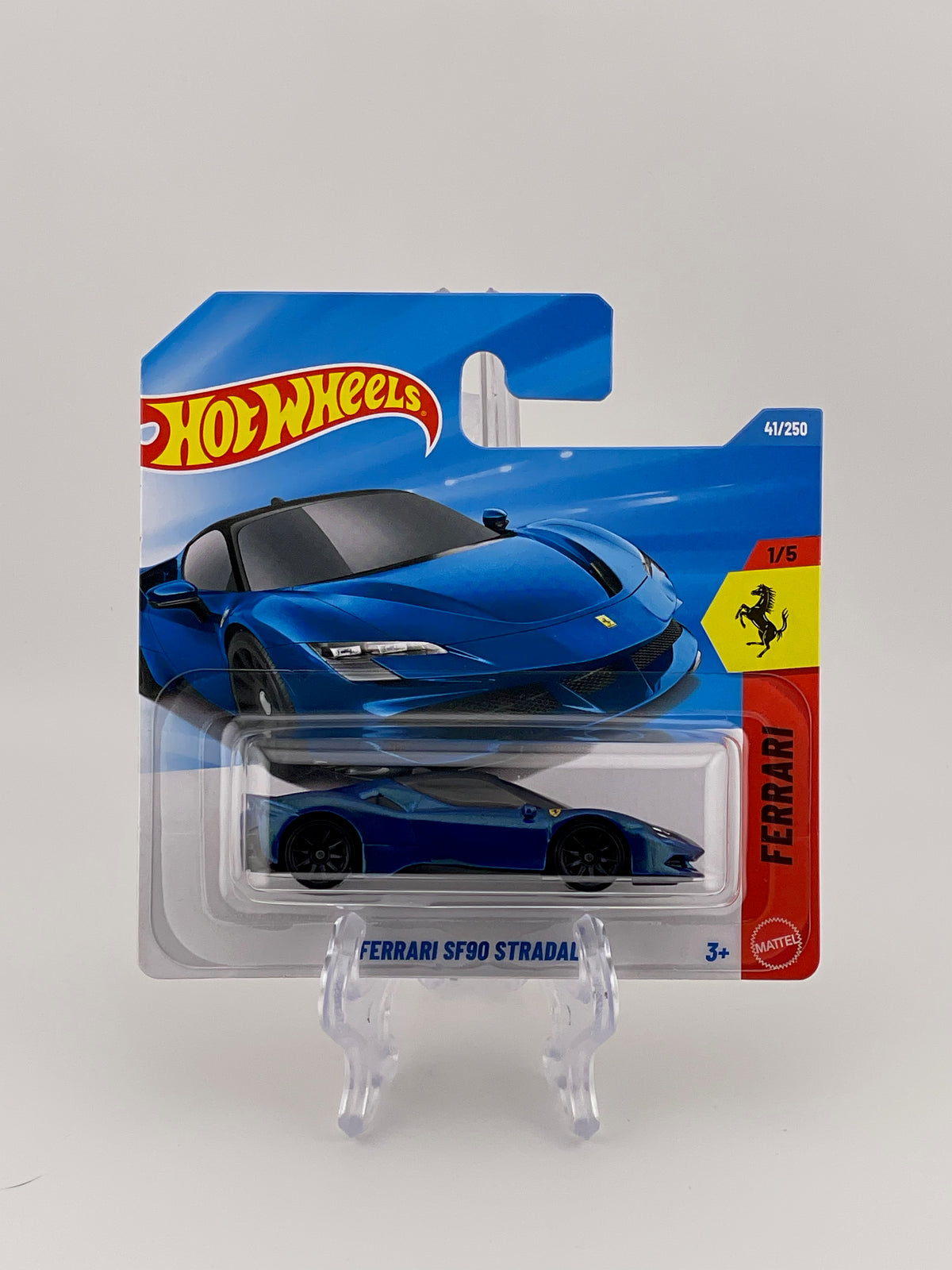 Hot Wheels Mainline Ferrari SF90 Stradale Ferrari 1/5 *Short Card*