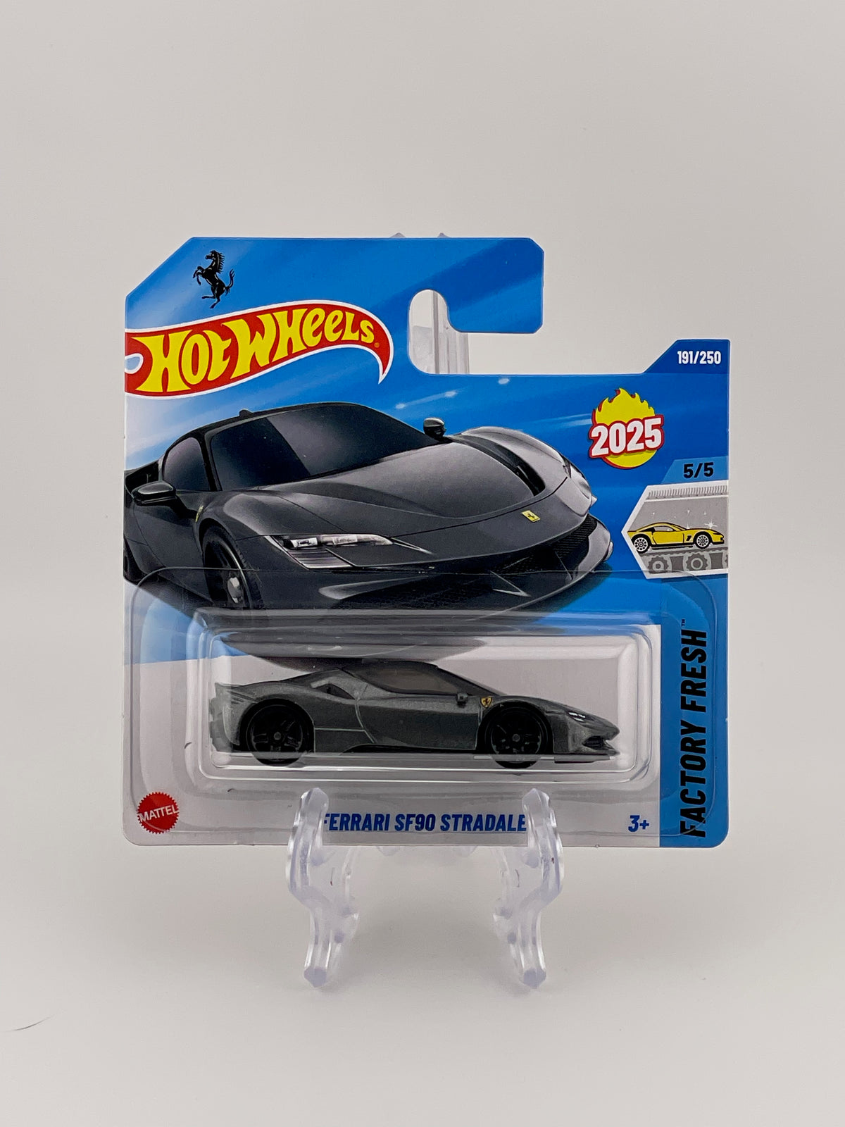 Hot Wheels Mainline Ferrari SF90 Stradale Factory Fresh 5/5 *Short Card*