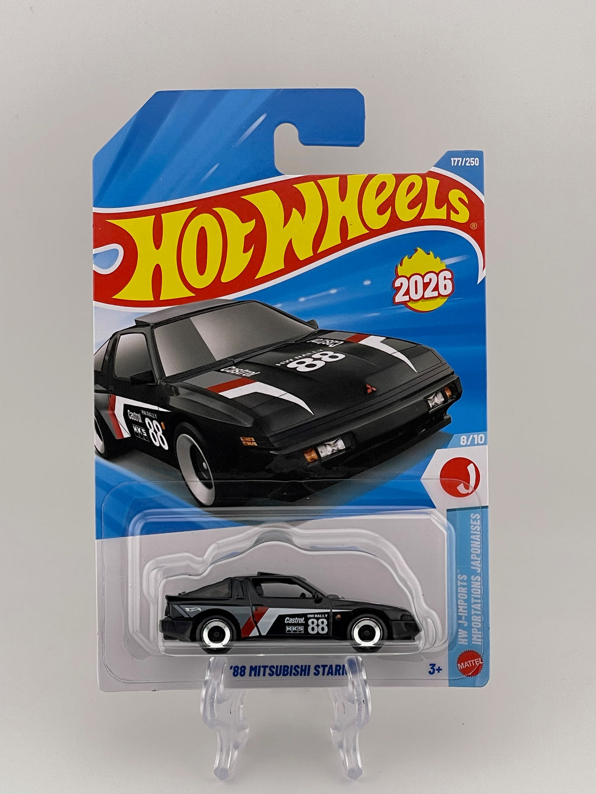 Hot Wheels Mainline '88 Mitsubishi Starion HW J-Imports 8/10