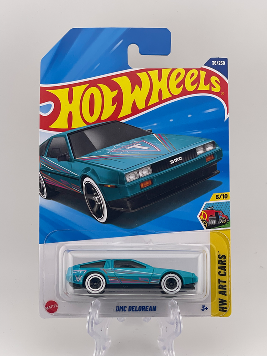 Hot Wheels Mainline DMC Delorean HW Art Cars 5/10