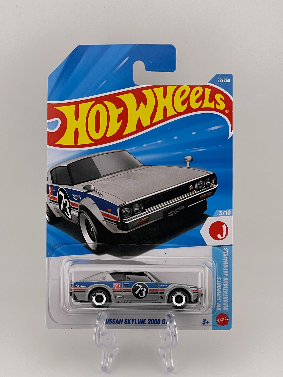 Hot Wheels Mainline Nissan Skyline 2000 GT-R HW J-Imports 3/10