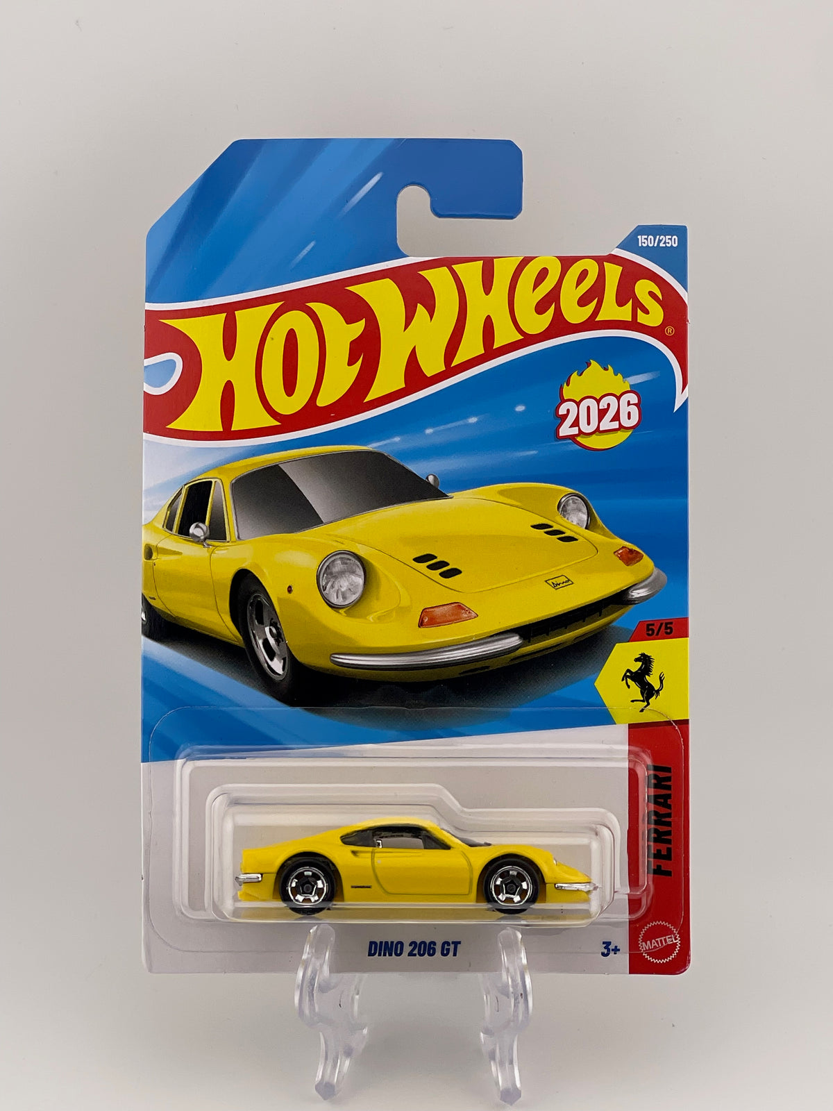 Hot Wheels Mainline Dino 206 GT Ferrari 5/5