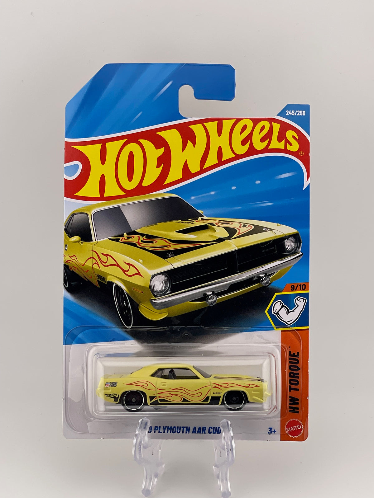Hot Wheels Mainline '70 Plymouth AAR Cuda HW Torque 9/10