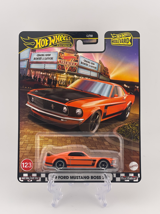 Hot Wheels Premium Boulevard #123 '69 Ford Mustang Boss 302