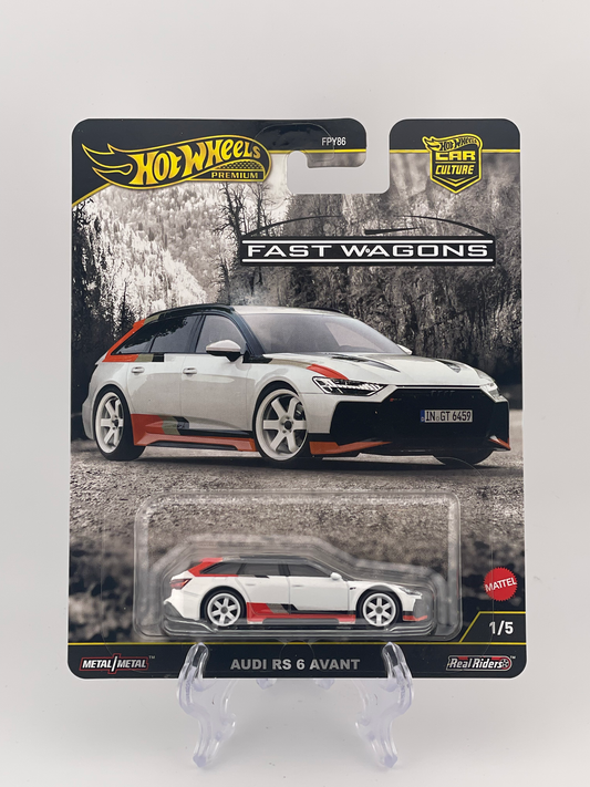 Hot Wheels Premium Car Culture Fast Wagons 1/5 Audi RS 6 Avant