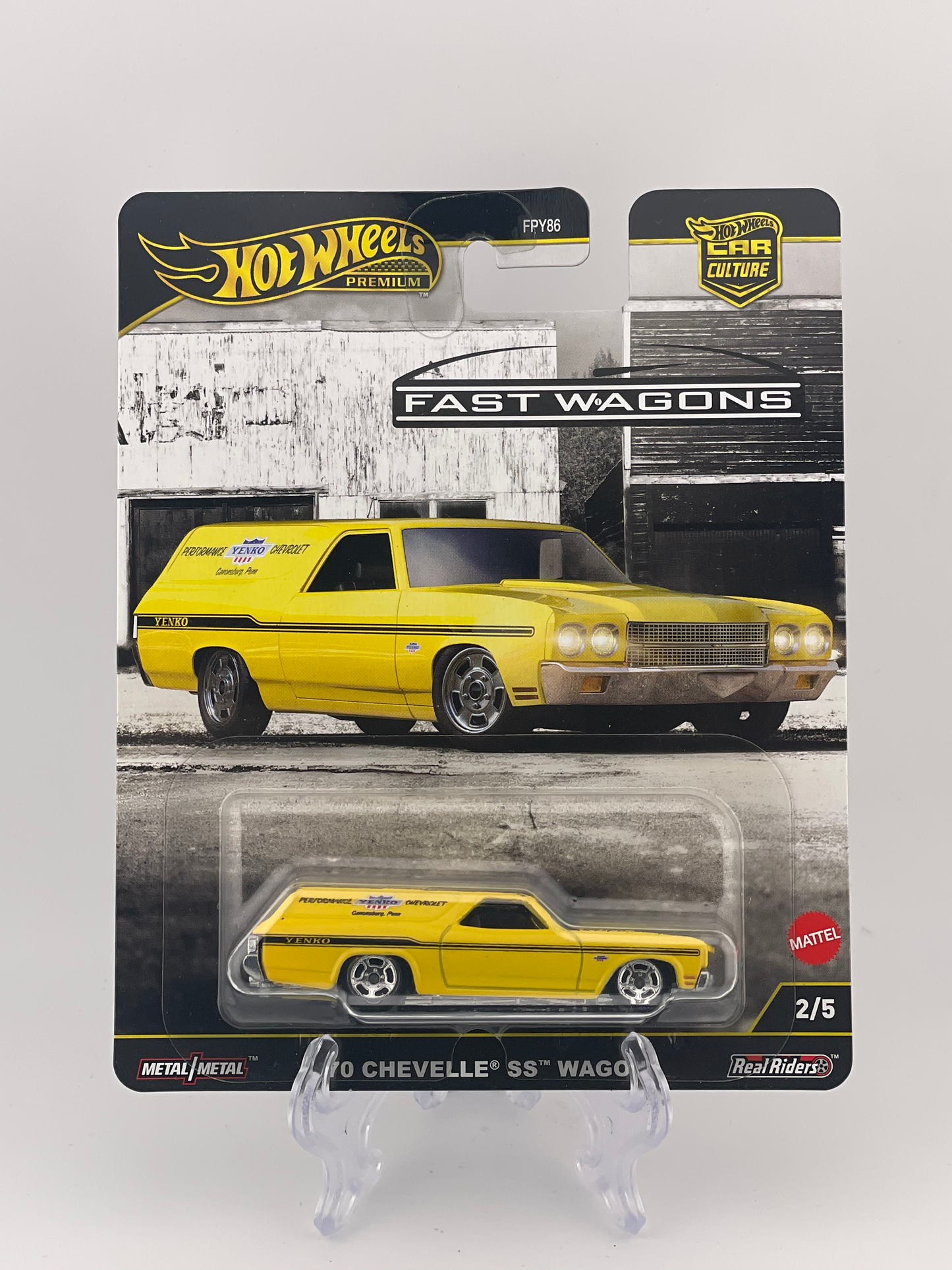 Hot Wheels Premium Car Culture Fast Wagons 2/5 '70 Chevelle SS Wagon