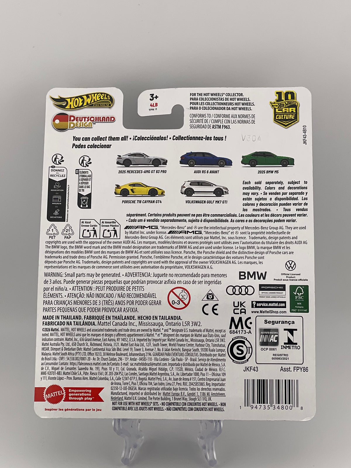 Hot Wheels Premium Car Culture Deutschland Design 2/5 Audi RS 6 Avant