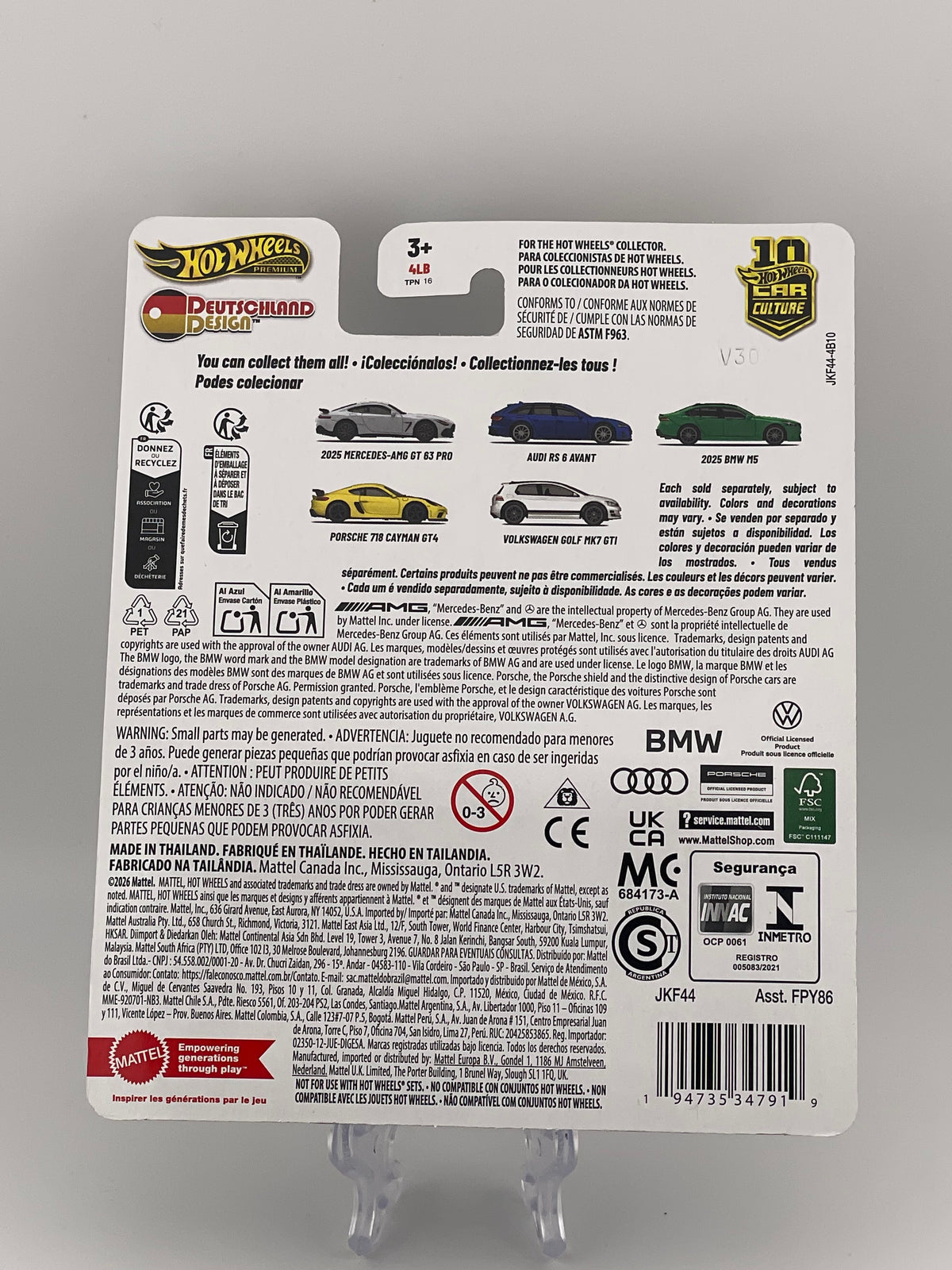 Hot Wheels Premium Car Culture Deutschland Design 5/5 Volkswagen Golf MK7 GTI