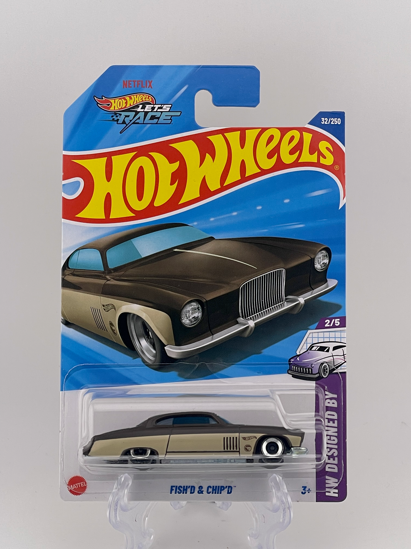 Hot Wheels Mainline Treasure Hunt *TH* Fish'd & Chip'd HW Designed By 2/5