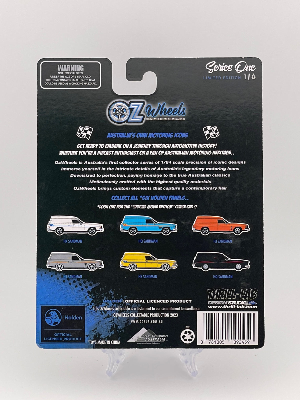 Oz Wheels Series 1 Limited Edition Holden Panels 1/6 Holden HX Sandman