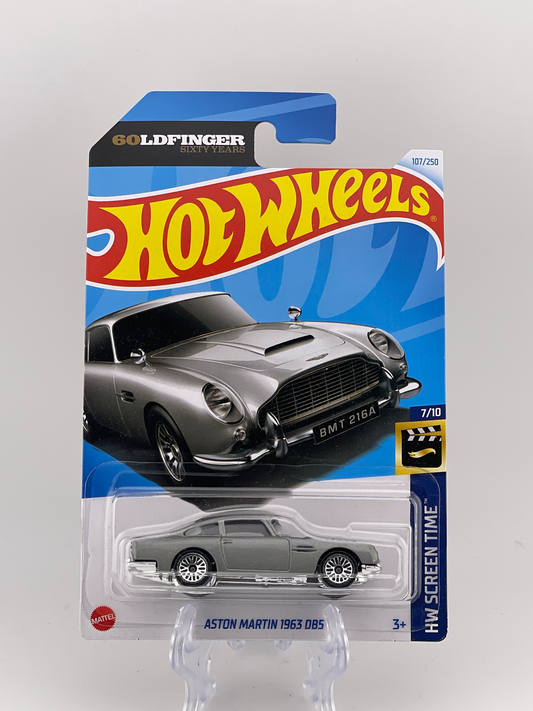 Hot Wheels Mainline Aston Martin 1963 DB5 HW Screen Time 7/10
