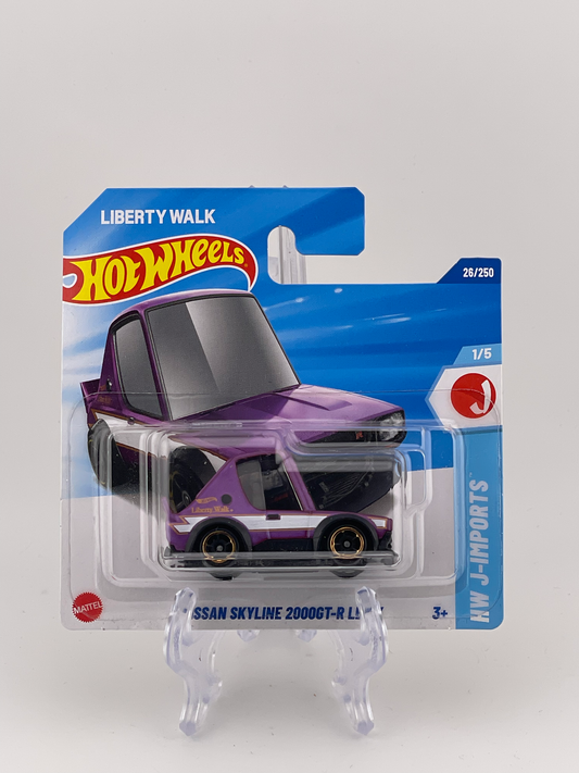 Hot Wheels Mainline Nissan Skyline 2000GT-R LBWK HW J-Imports 1/5 *Short Card*