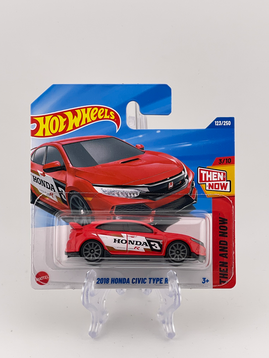 Hot Wheels Mainline 2018 Honda Civic Type R Then And Now 3/10 *Short Card*