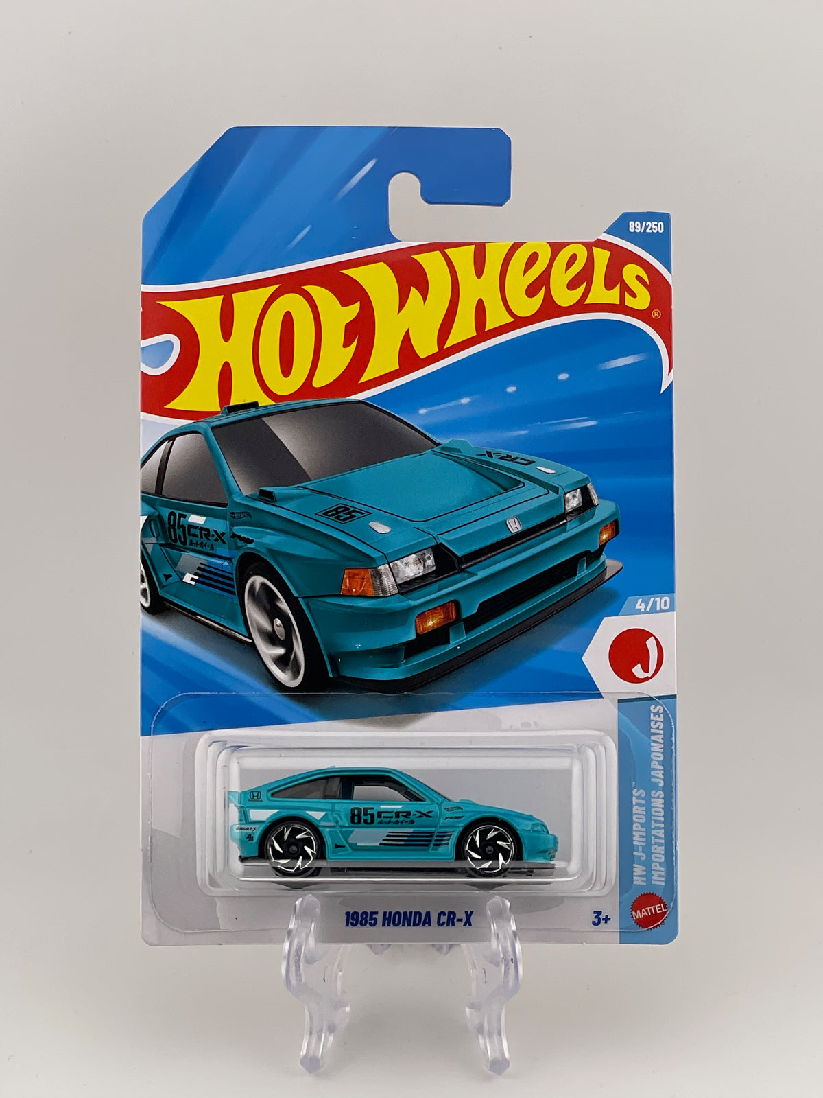 Hot Wheels Mainline 1985 Honda CR-X HW J-Imports 4/10