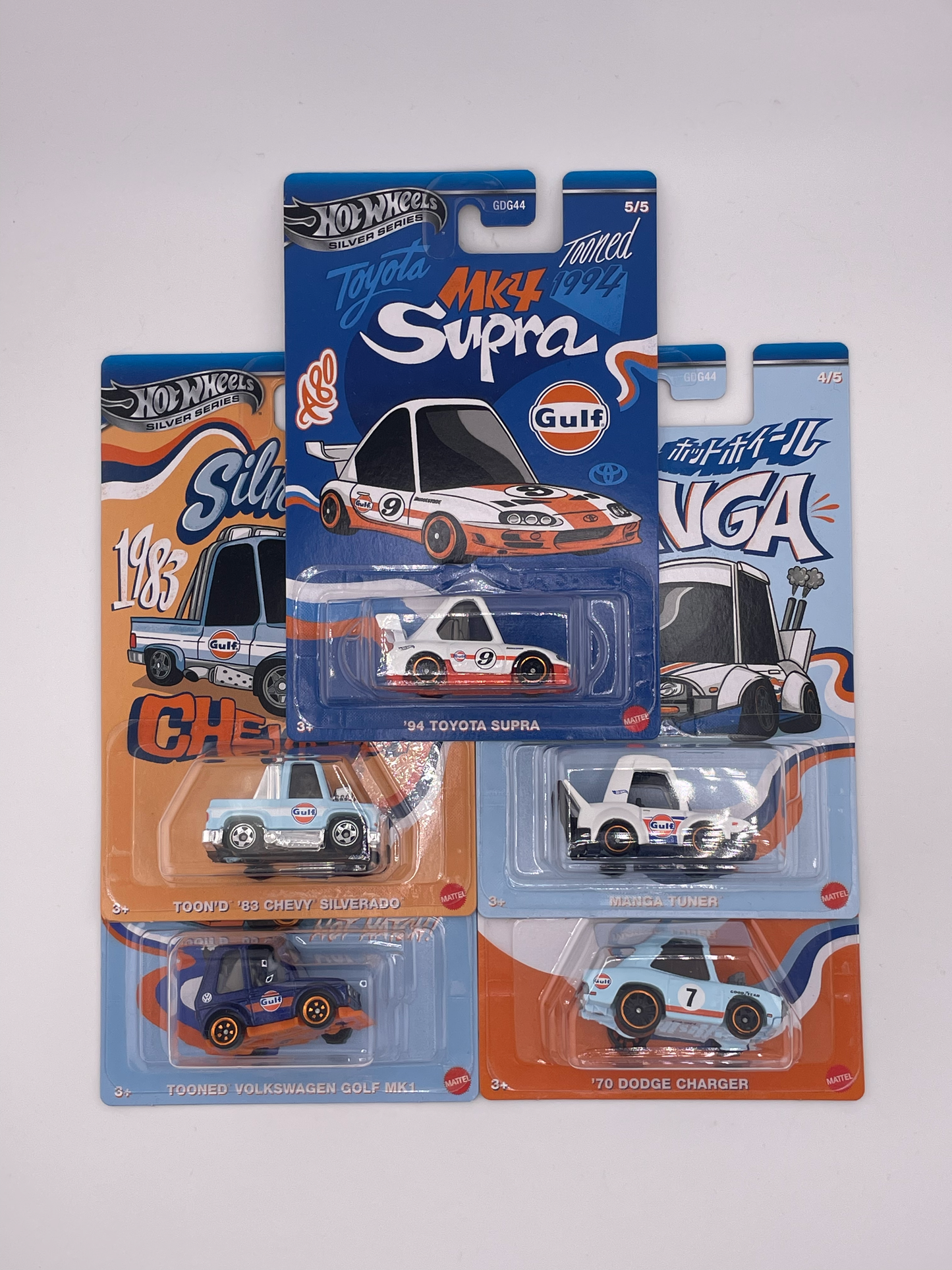 Hot Wheels Themed Assortment Gulf Tooned Set