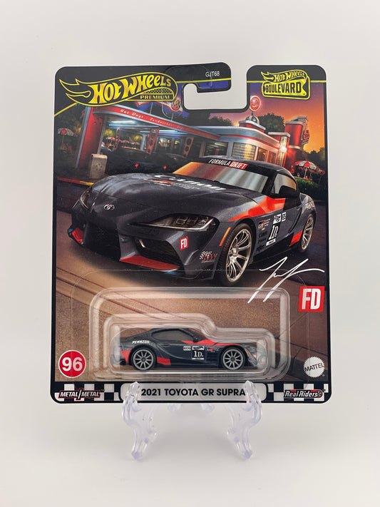 Hot Wheels Premium Boulevard #96 2021 Toyota GR Supra