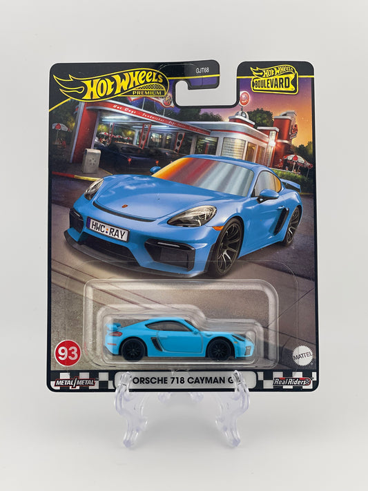 Hot Wheels Premium Boulevard #93 Porsche 718 Cayman GT4