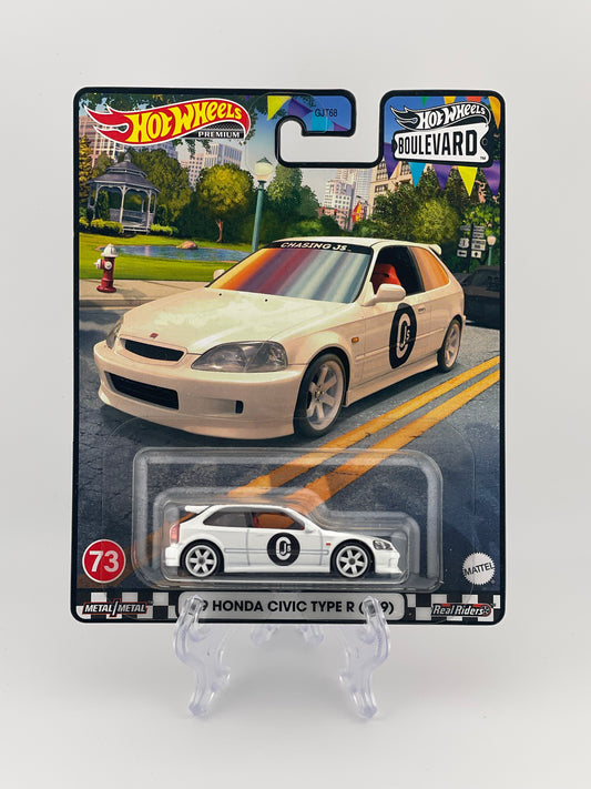 Hot Wheels Premium Boulevard #73 '99 Honda Civic Type R (EK9)