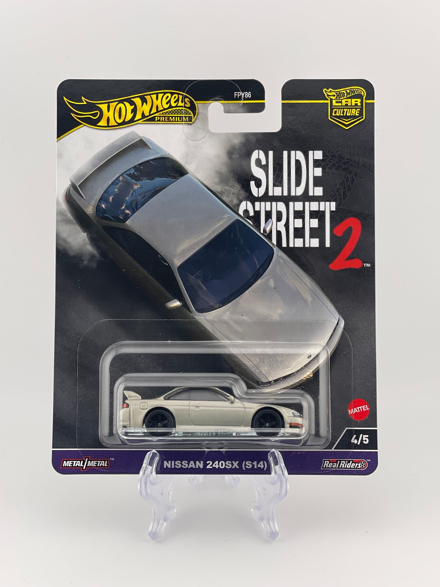 Hot Wheels Premium Car Culture Slide Street 2 4/5 Nissan 240SX (S14)