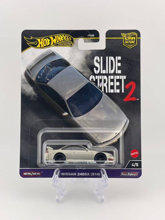 Hot Wheels Premium Car Culture Slide Street 2 4/5 Nissan 240SX (S14)