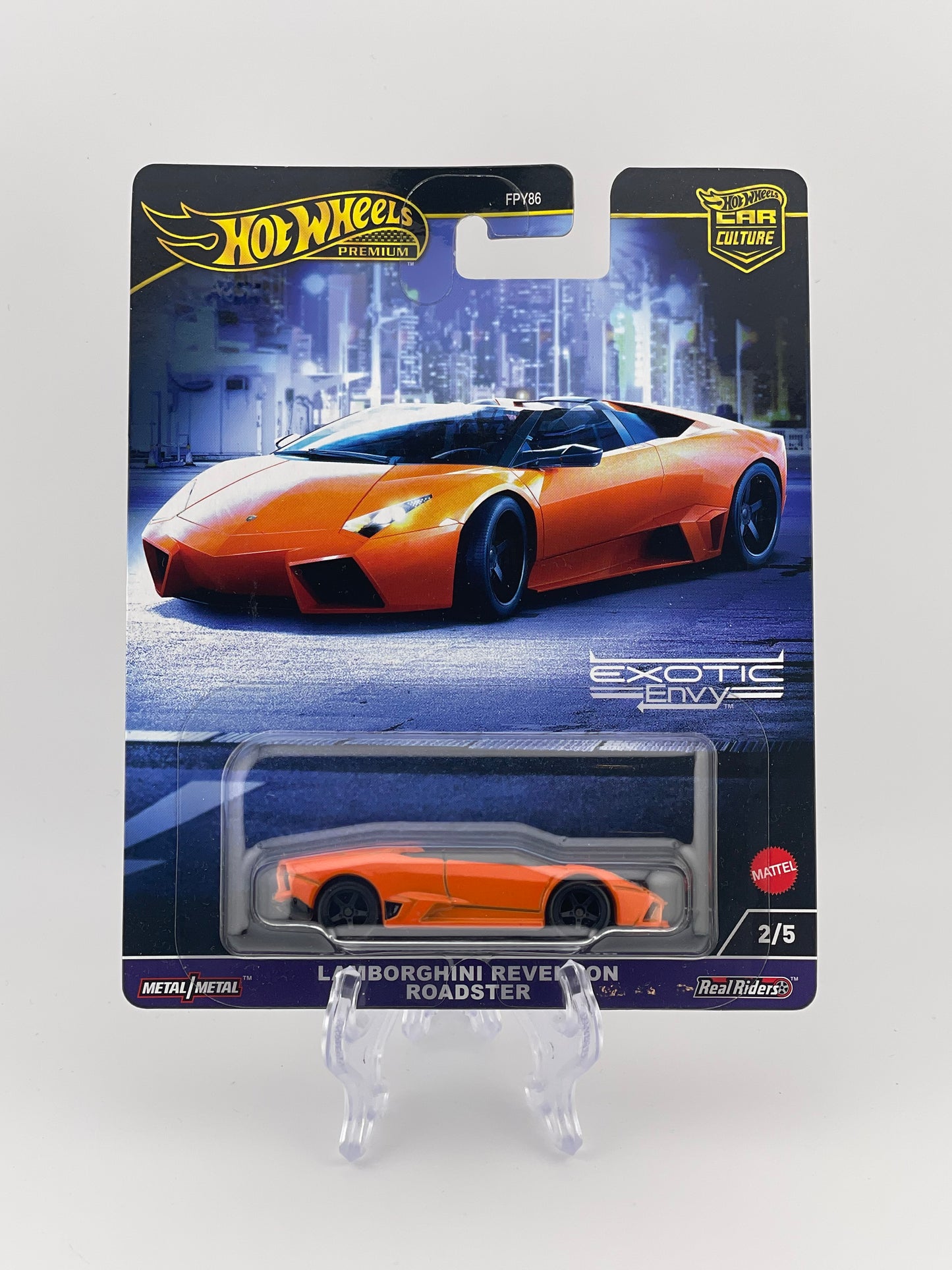 Hot Wheels Premium Car Culture Exotic Envy 2/5 Lamborghini Reventon Roadster