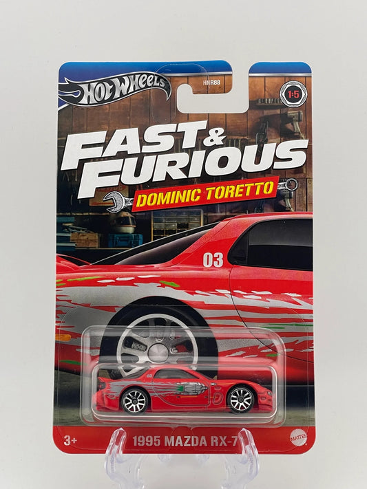 Hot Wheels Themed Assortment Fast & Furious Dominic Toretto 1/5 1995 Mazda RX-7